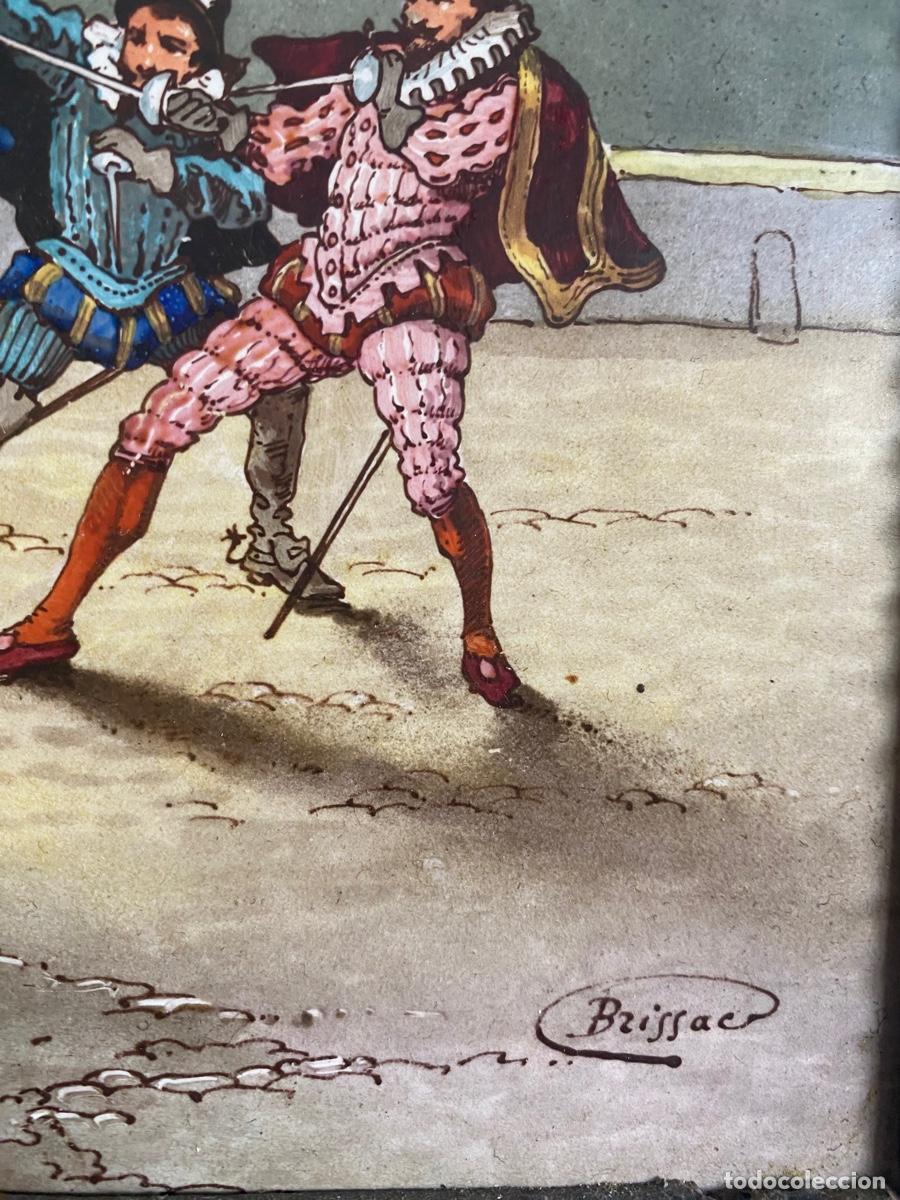Antig&uuml;edades: -PAREJA DE CUADROS EN AZULEJO - Foto 3