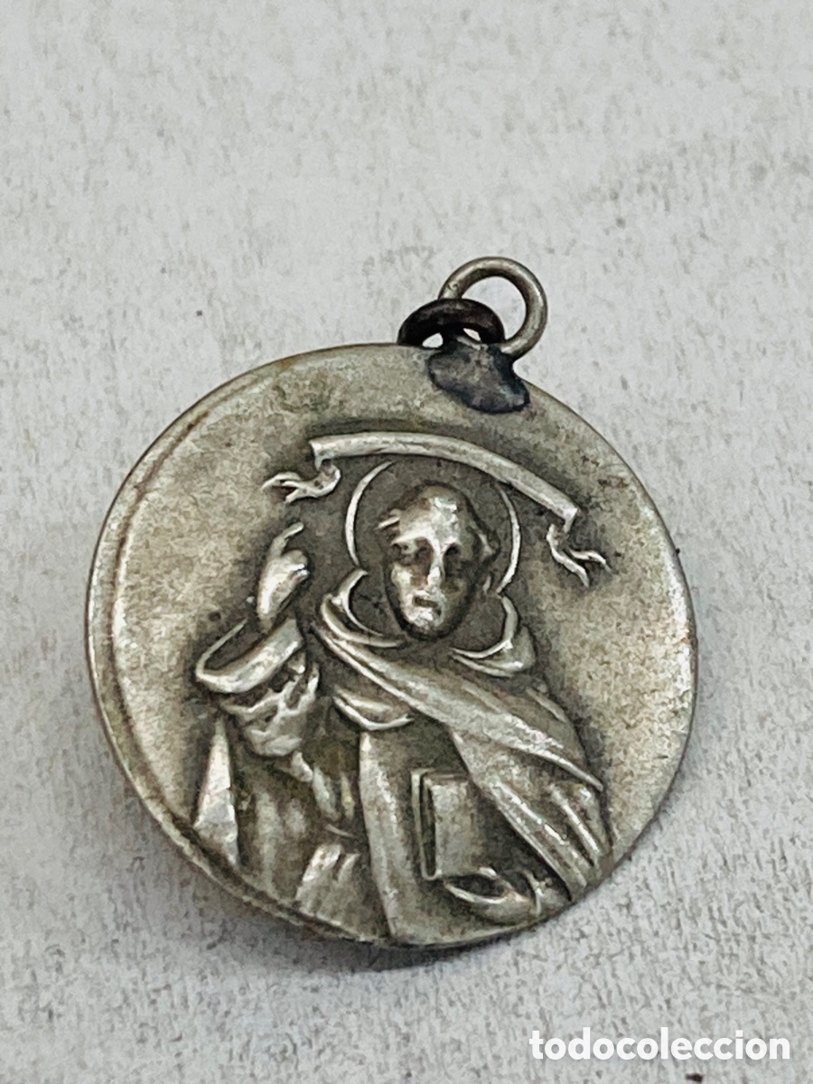 Antig&uuml;edades: Medalla de plata religiosa - Foto 1