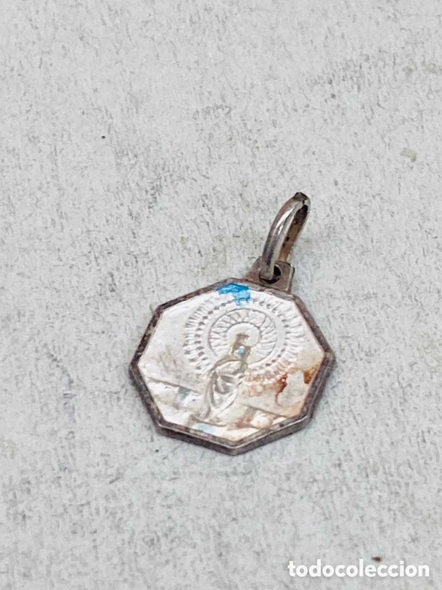 Antig&uuml;edades: Medalla de plata religiosa - Foto 2