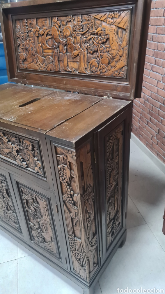 Antig&uuml;edades: Mueble bar oriental del siglo 20 - Foto 7