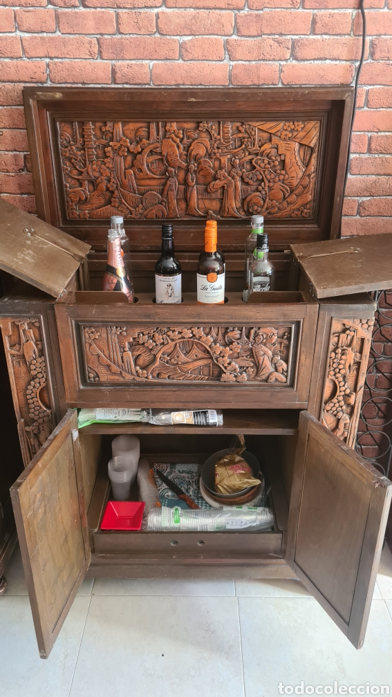 Antig&uuml;edades: Mueble bar oriental del siglo 20 - Foto 9