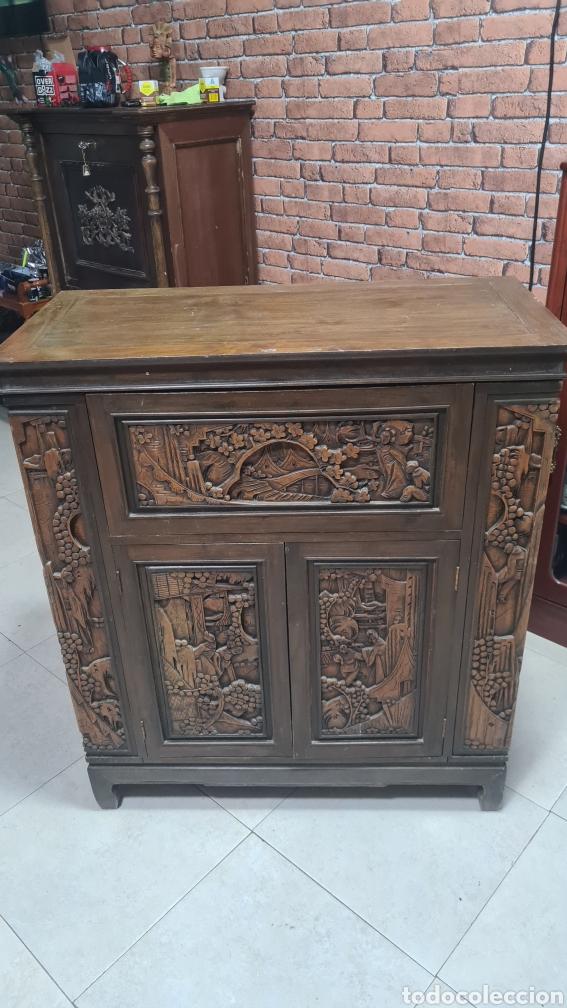 Antig&uuml;edades: Mueble bar oriental del siglo 20 - Foto 11
