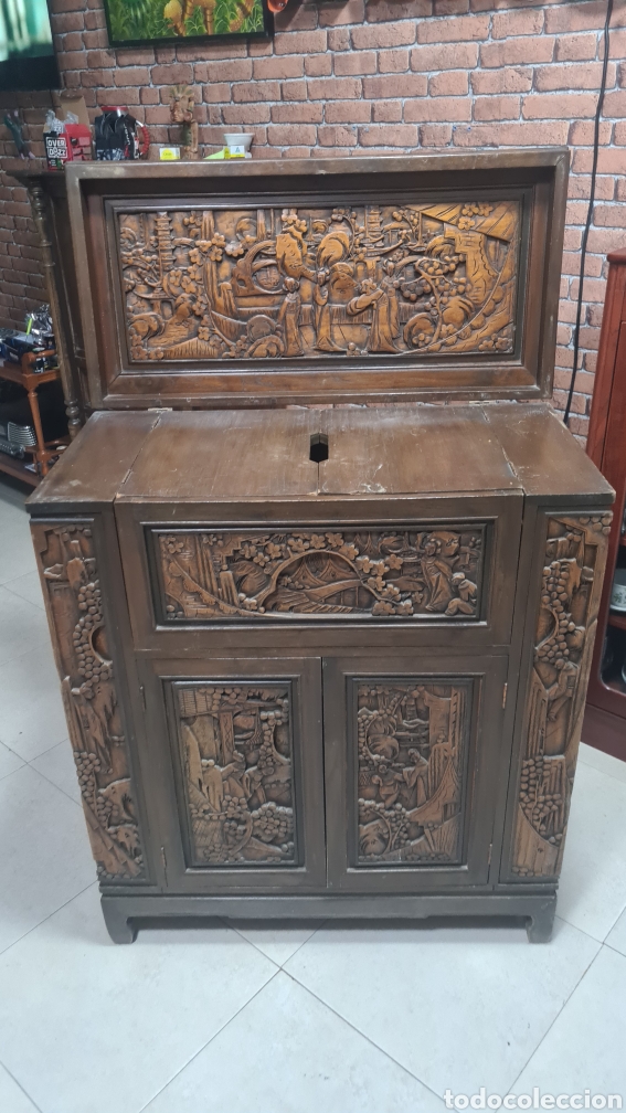 Antig&uuml;edades: Mueble bar oriental del siglo 20 - Foto 12