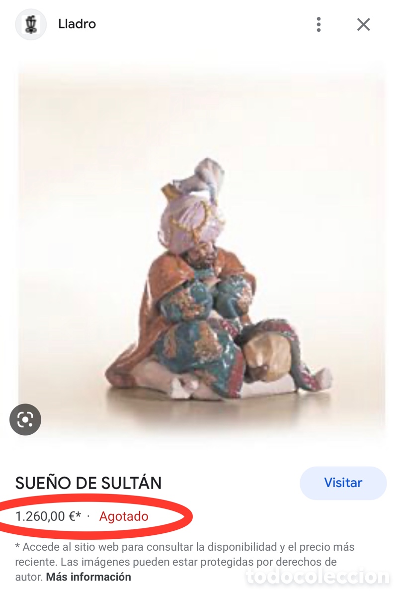 Antig&uuml;edades: REF: 01012338 &ldquo;SUE&Ntilde;O DE SULT&Aacute;N&rdquo; LLADR&Oacute; - Foto 13