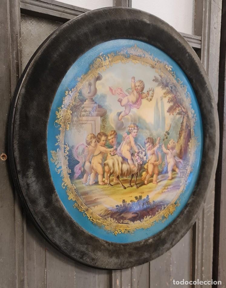 Antig&uuml;edades: Placa de pared Sevres Luis XV - Foto 2