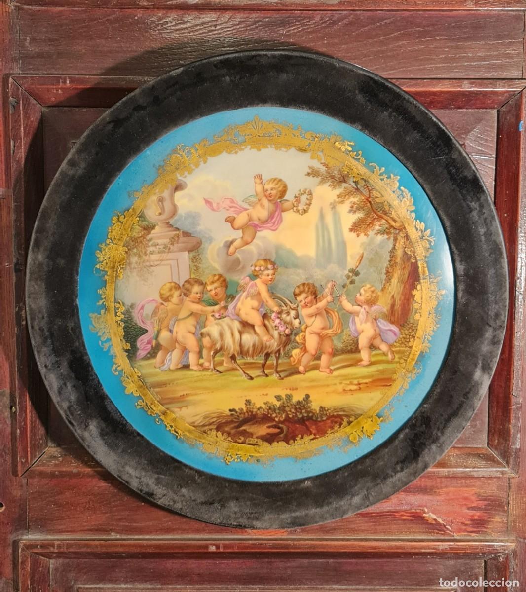 Antig&uuml;edades: Placa de pared Sevres Luis XV - Foto 4