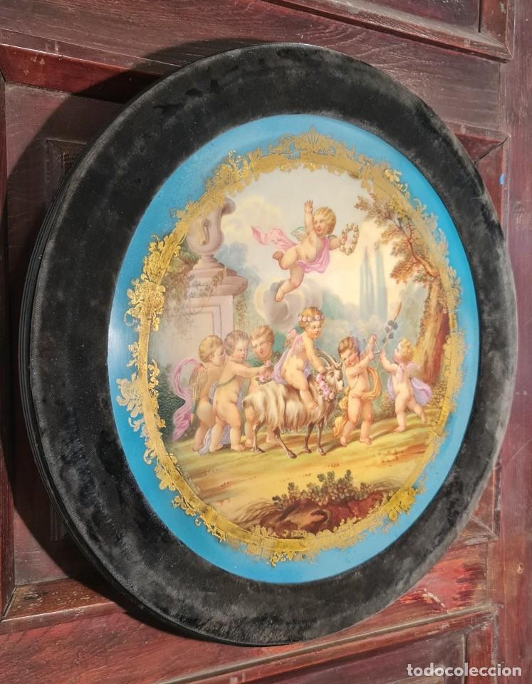 Antig&uuml;edades: Placa de pared Sevres Luis XV - Foto 5