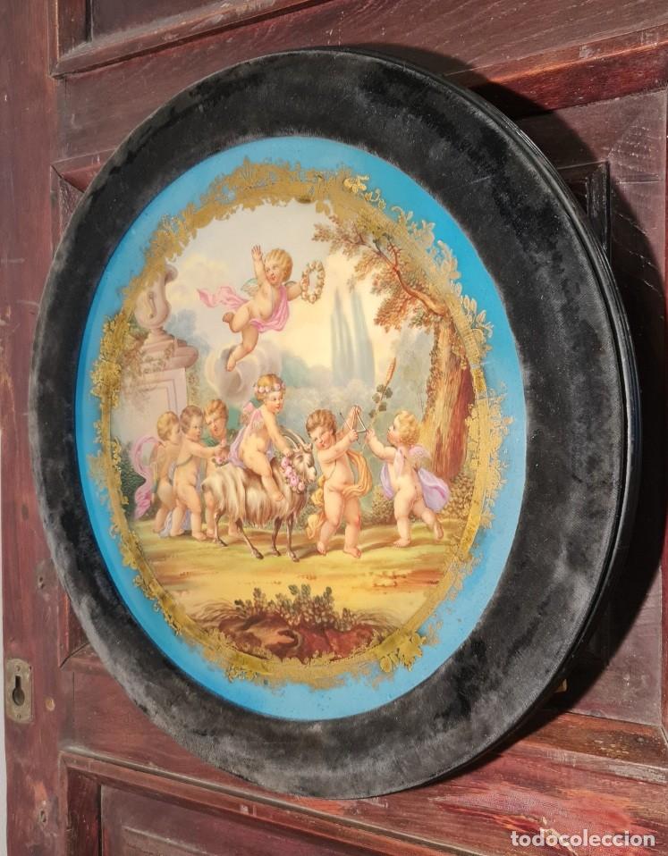 Antig&uuml;edades: Placa de pared Sevres Luis XV - Foto 6