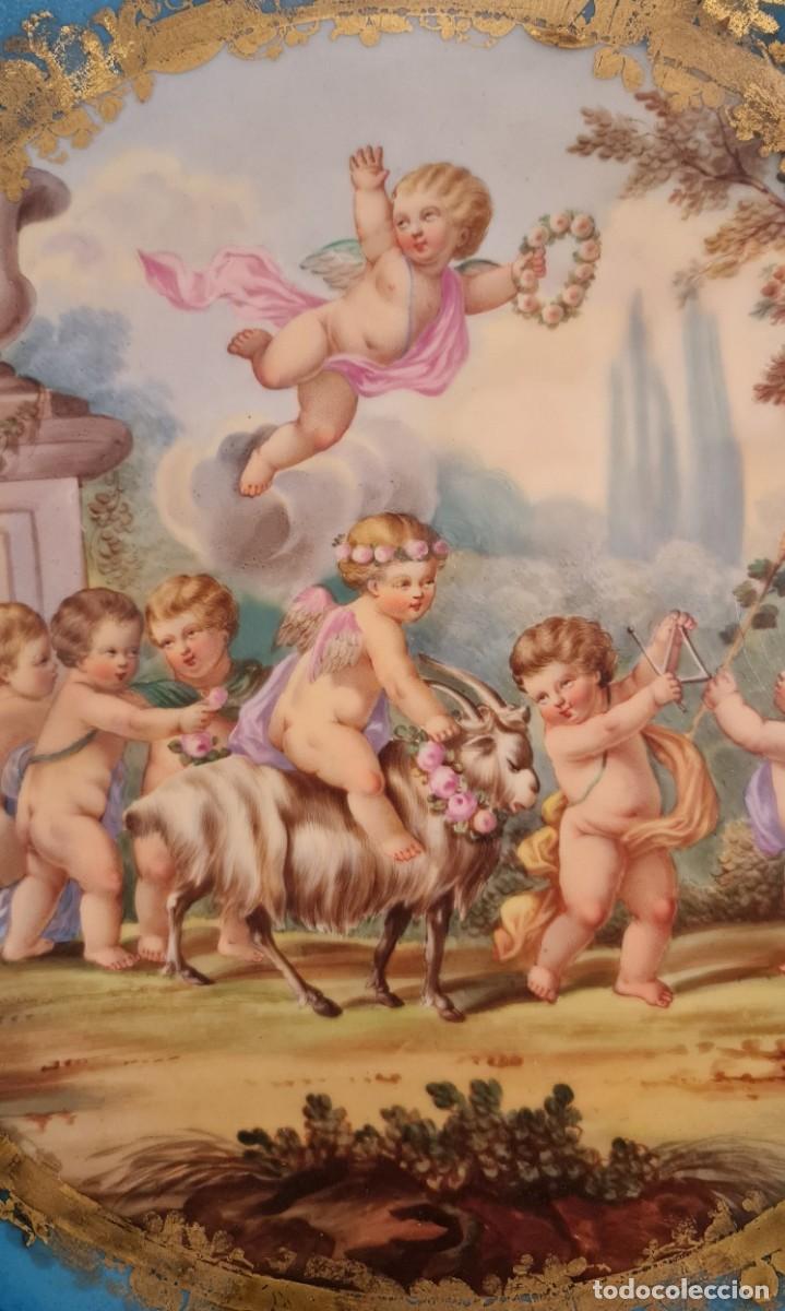 Antig&uuml;edades: Placa de pared Sevres Luis XV - Foto 7