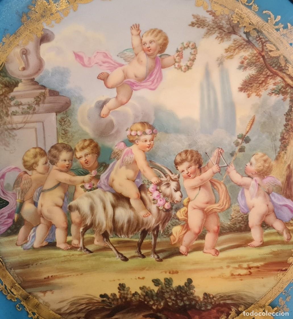 Antig&uuml;edades: Placa de pared Sevres Luis XV - Foto 8