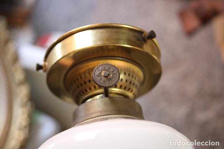 Antig&uuml;edades: lampara quinqu&eacute; marmen - Foto 2