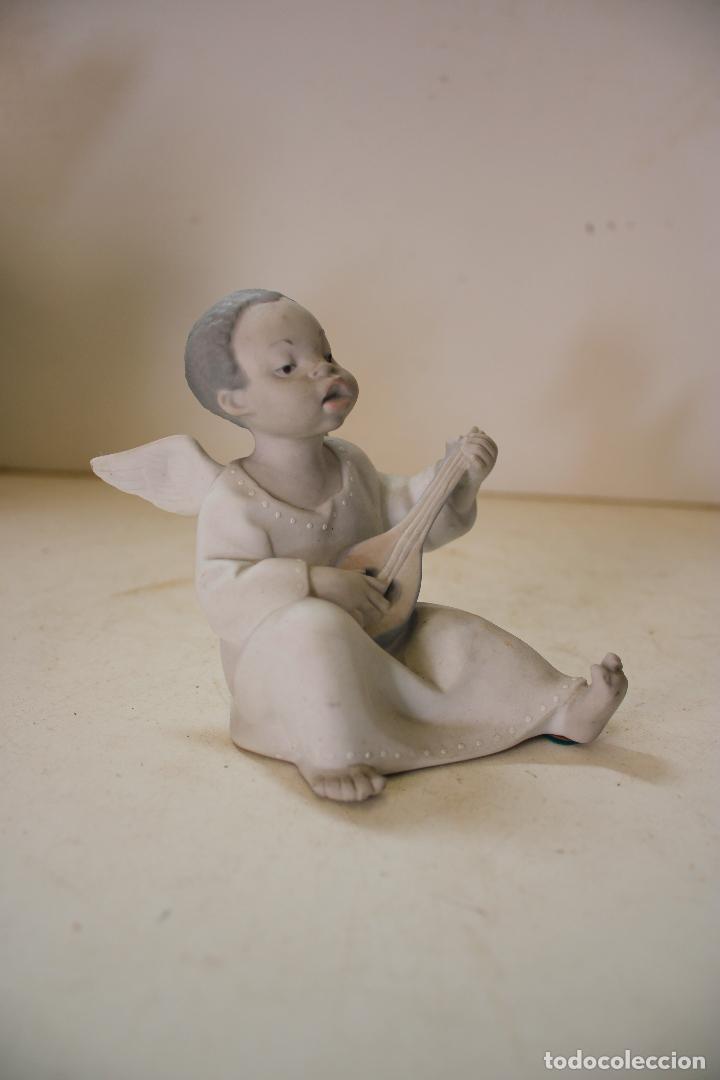 Antig&uuml;edades: &Aacute;NGEL NEGRITO CON LA&Uacute;D LLADR&Oacute; - Foto 2