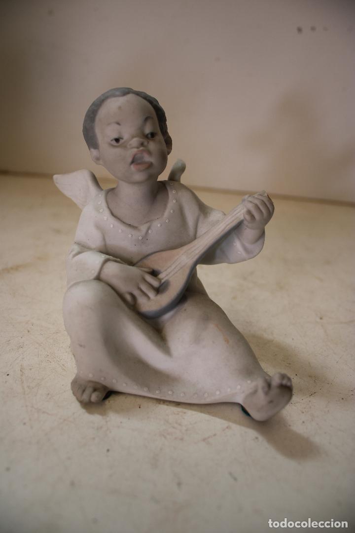 Antig&uuml;edades: &Aacute;NGEL NEGRITO CON LA&Uacute;D LLADR&Oacute; - Foto 3