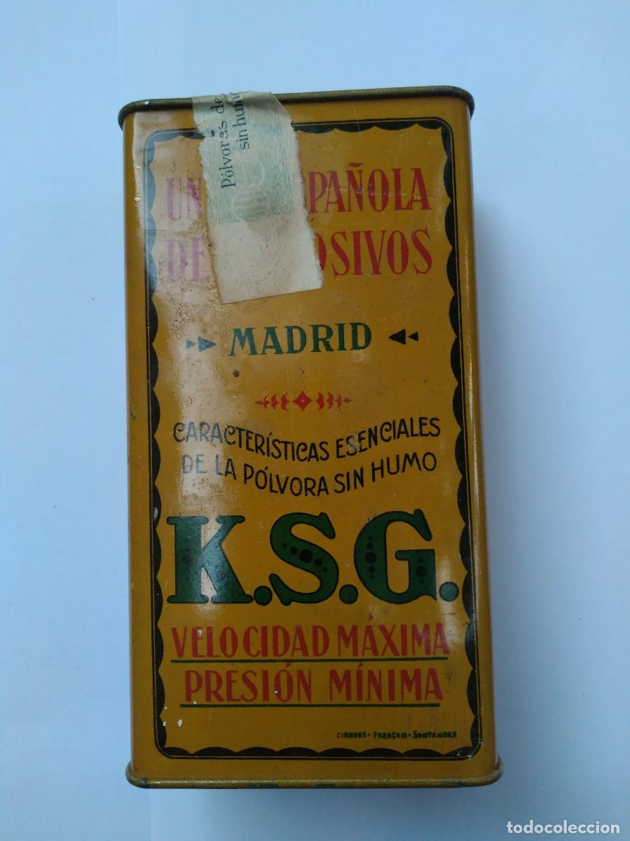 Antig&uuml;edades: Lata de polvora - Foto 1