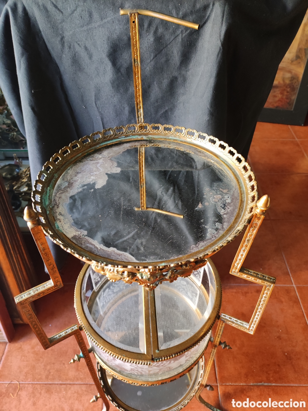 Antig&uuml;edades: Soporte siglo XIX - Foto 2