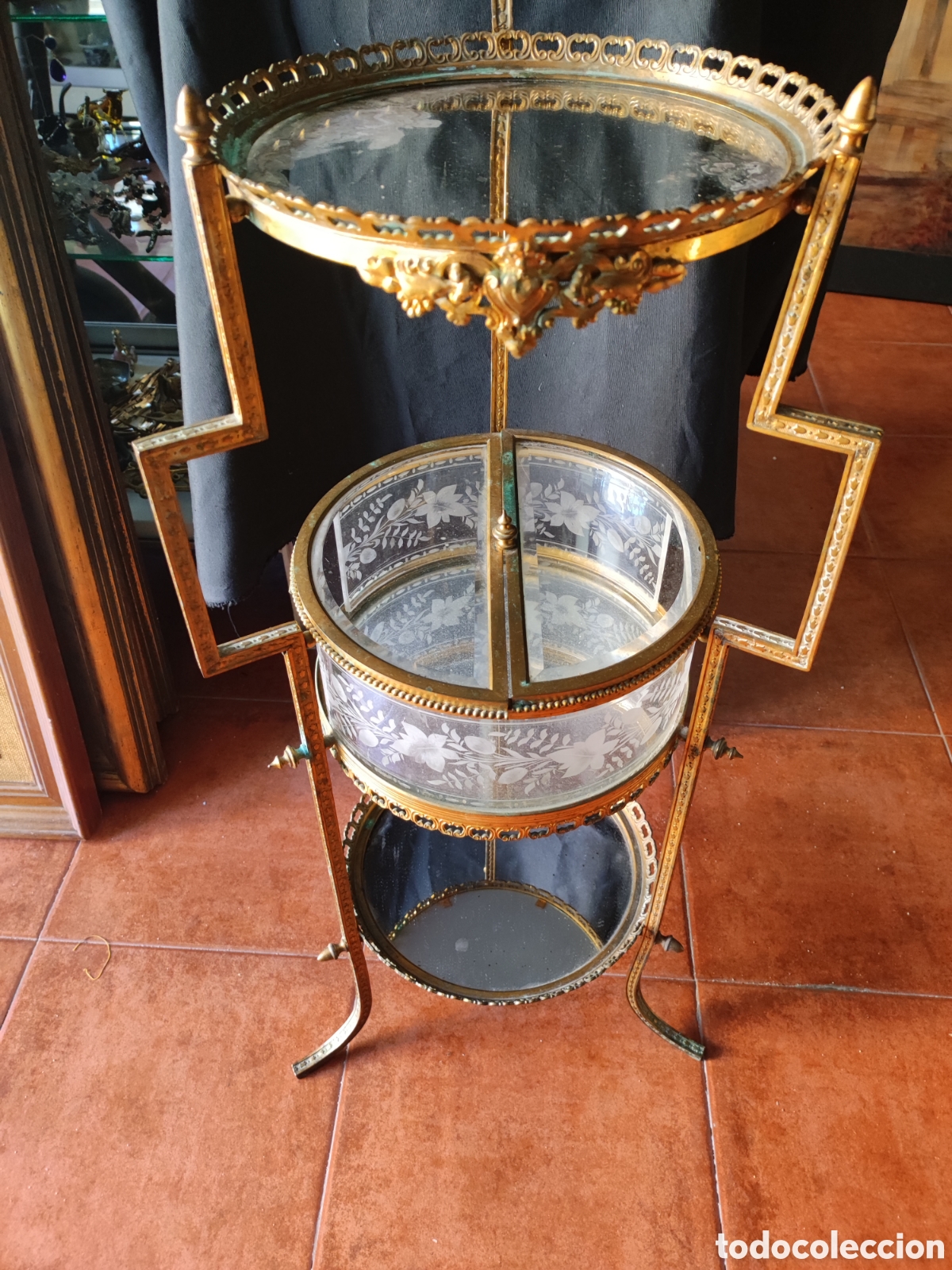 Antig&uuml;edades: Soporte siglo XIX - Foto 1