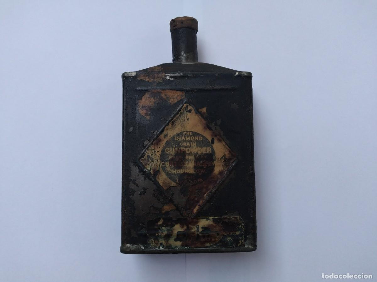 Antig&uuml;edades: lata de polvora Diamond - Foto 1