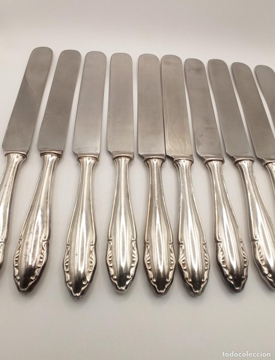 Antig&uuml;edades: CUCHILLOS ANTIGUOS PLATA - Foto 2