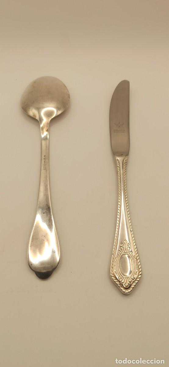 Antig&uuml;edades: Cubiertos antiguo plata - Foto 1