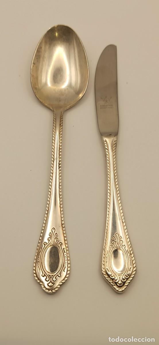 Antig&uuml;edades: Cubiertos antiguo plata - Foto 3