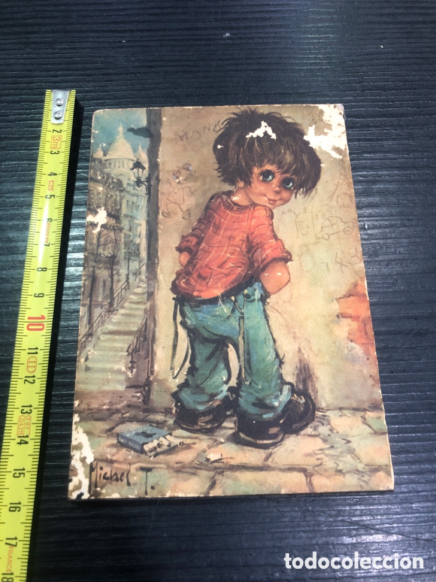 antiguo retrato de niño orinando en la calle (l - Compra venta en  todocoleccion