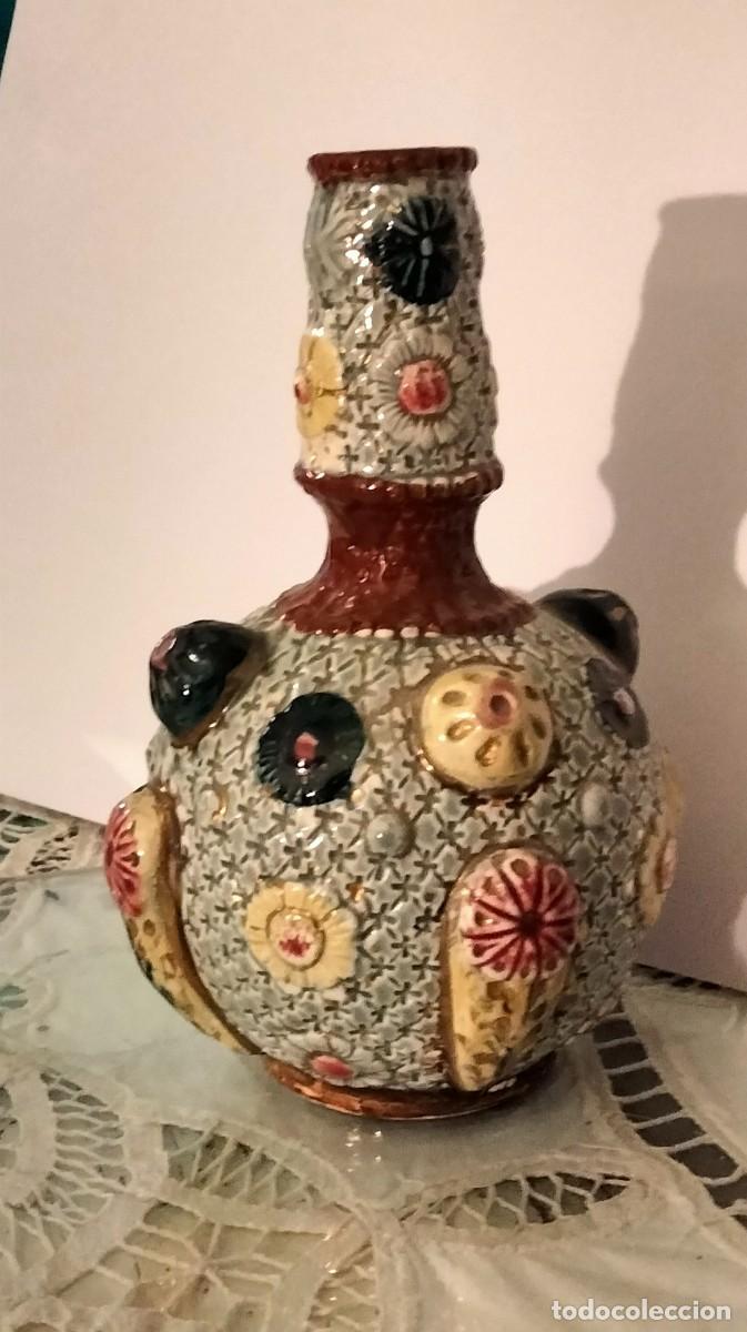 Antig&uuml;edades: Botella sake o florero ceramica - Foto 3