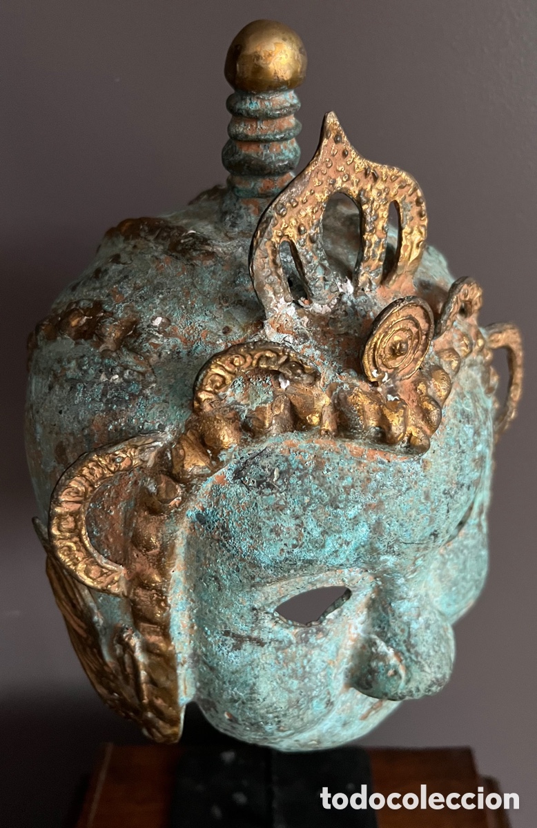 Antig&uuml;edades: Corona y M&aacute;scara de bronce - Foto 4