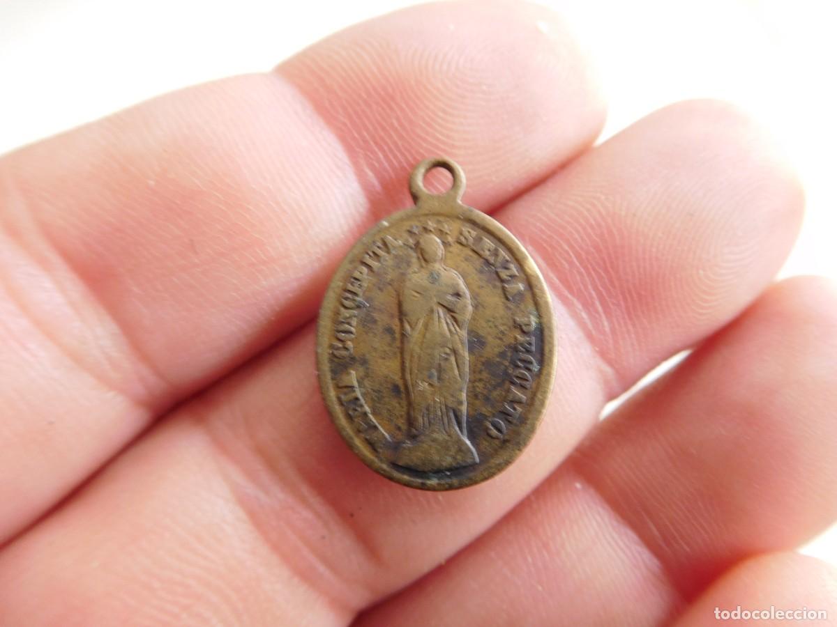 Antig&uuml;edades: Medalla de bronce del Papa Pio IX - Foto 2