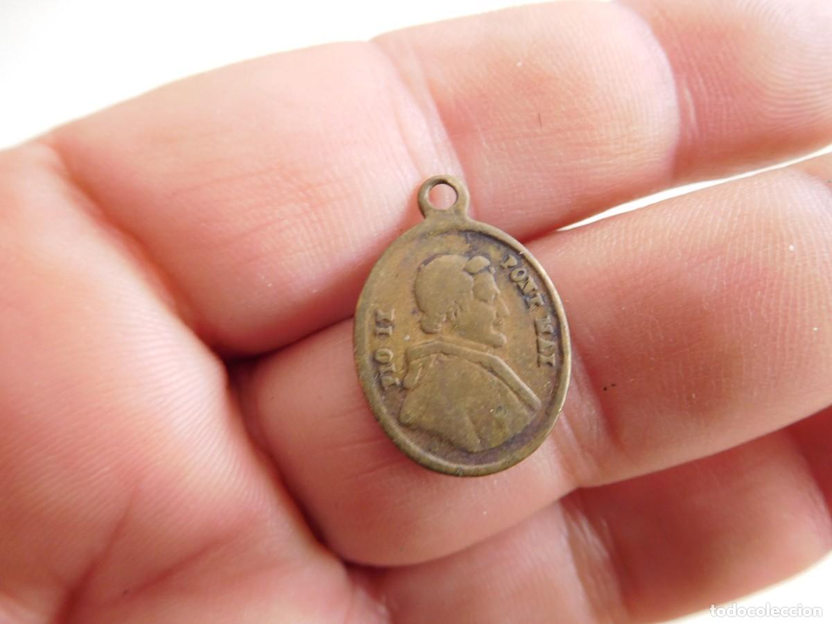 Antig&uuml;edades: Medalla de bronce del Papa Pio IX - Foto 1