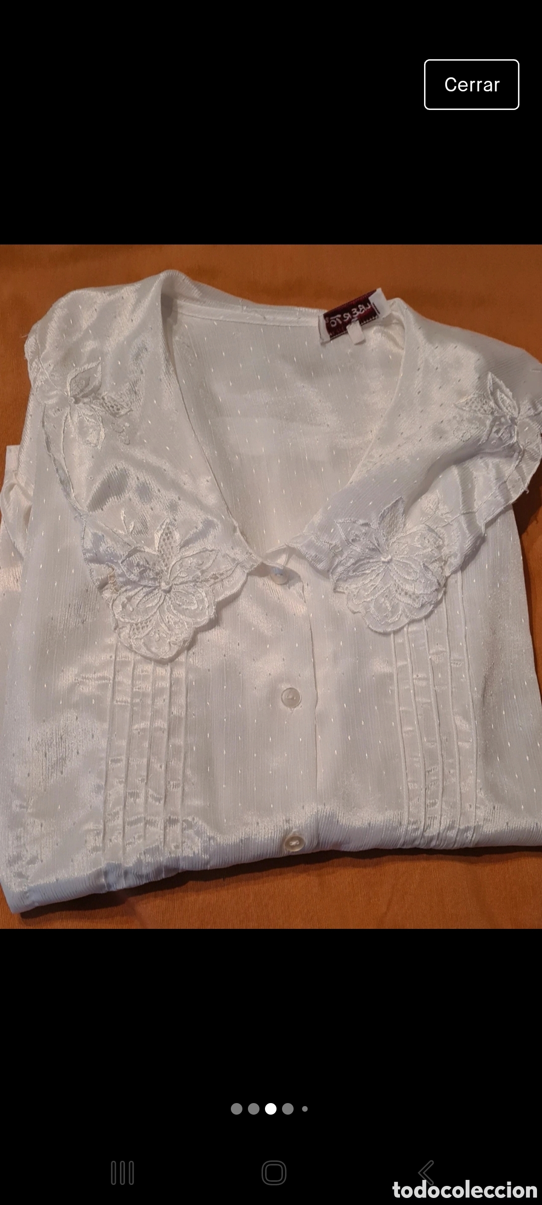 Antig&uuml;edades: Camisa blanca vintage - Foto 3