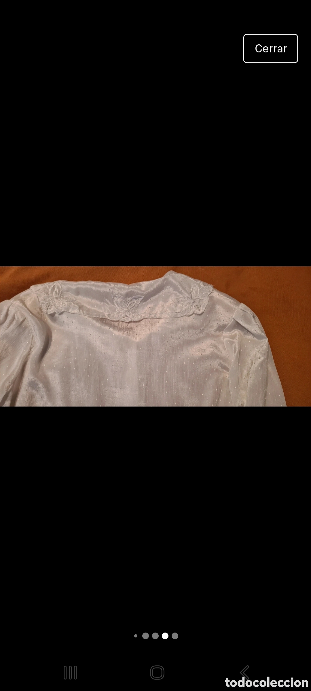 Antig&uuml;edades: Camisa blanca vintage - Foto 5