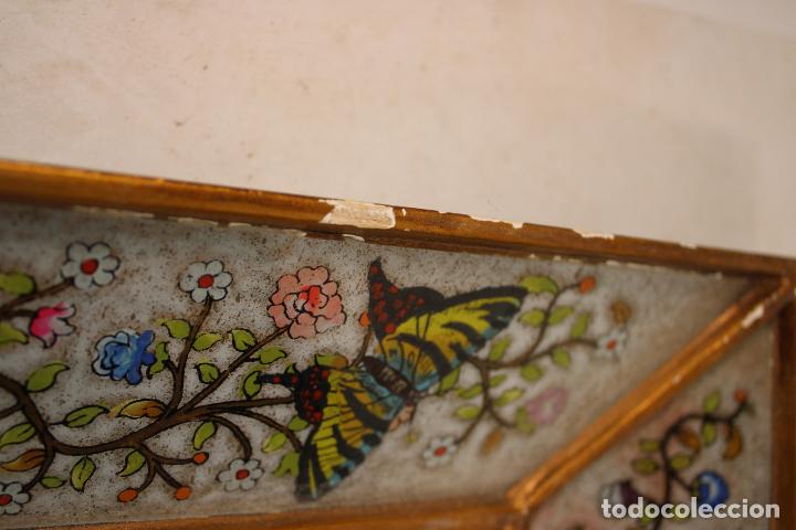 Antig&uuml;edades: espejo con mariposas - Foto 4