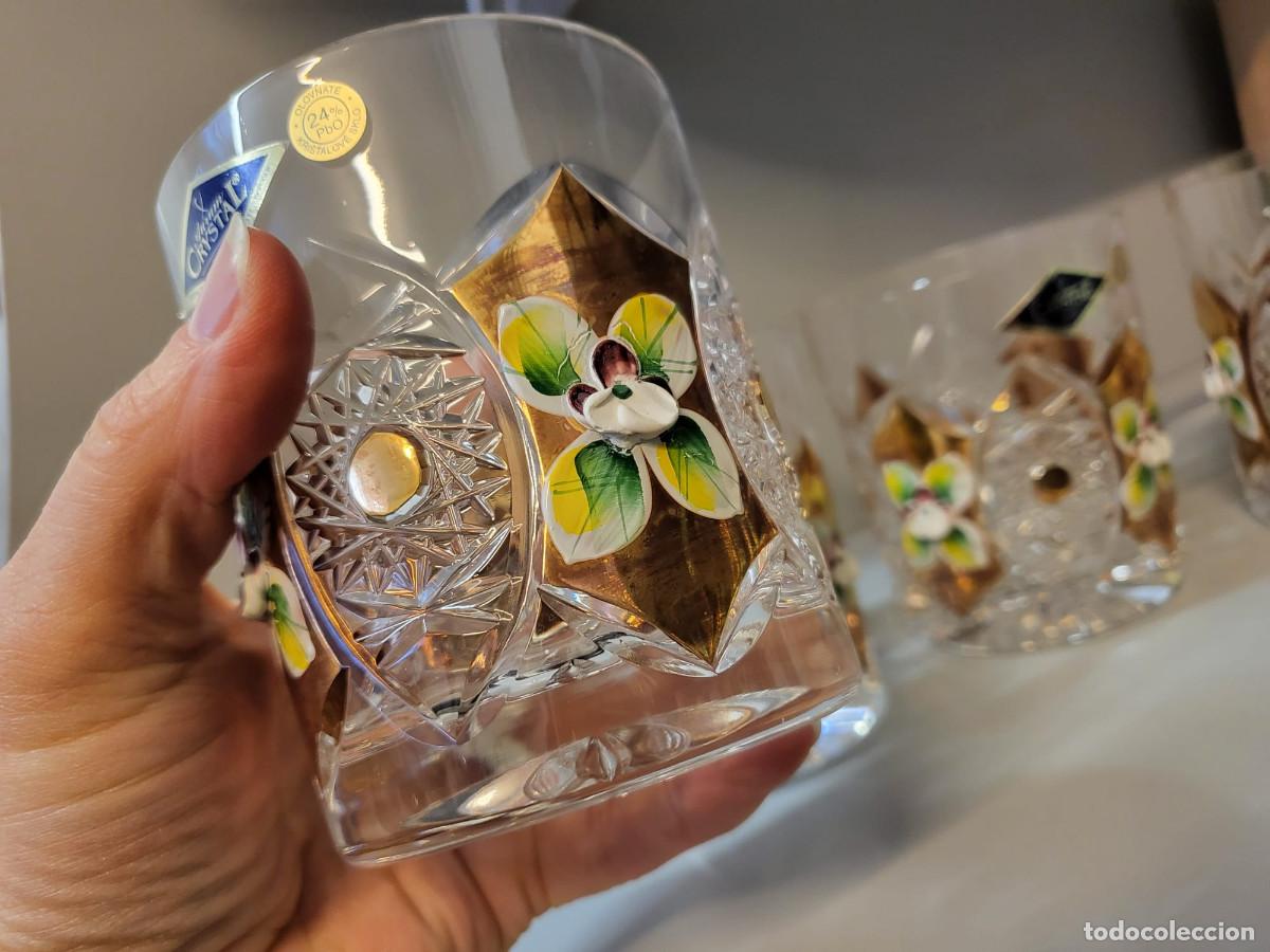 Antig&uuml;edades: Bicchiere per cognac &rdquo;Caezar crystal bohemiae&rdquo; 4pz - Foto 3