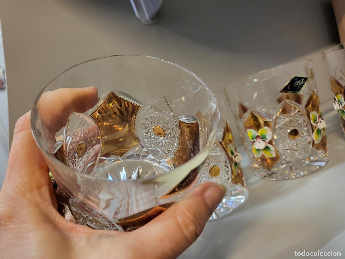 Antig&uuml;edades: Bicchiere per cognac &rdquo;Caezar crystal bohemiae&rdquo; 4pz - Foto 4