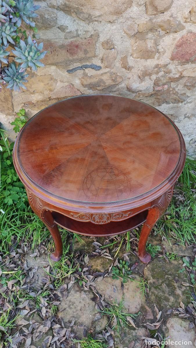 Antig&uuml;edades: MESA AUXILIAR ESTILO ISABELINO - Foto 2