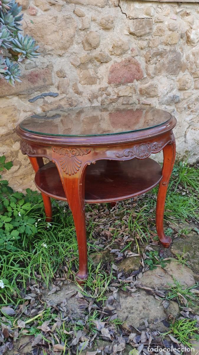 Antig&uuml;edades: MESA AUXILIAR ESTILO ISABELINO - Foto 3