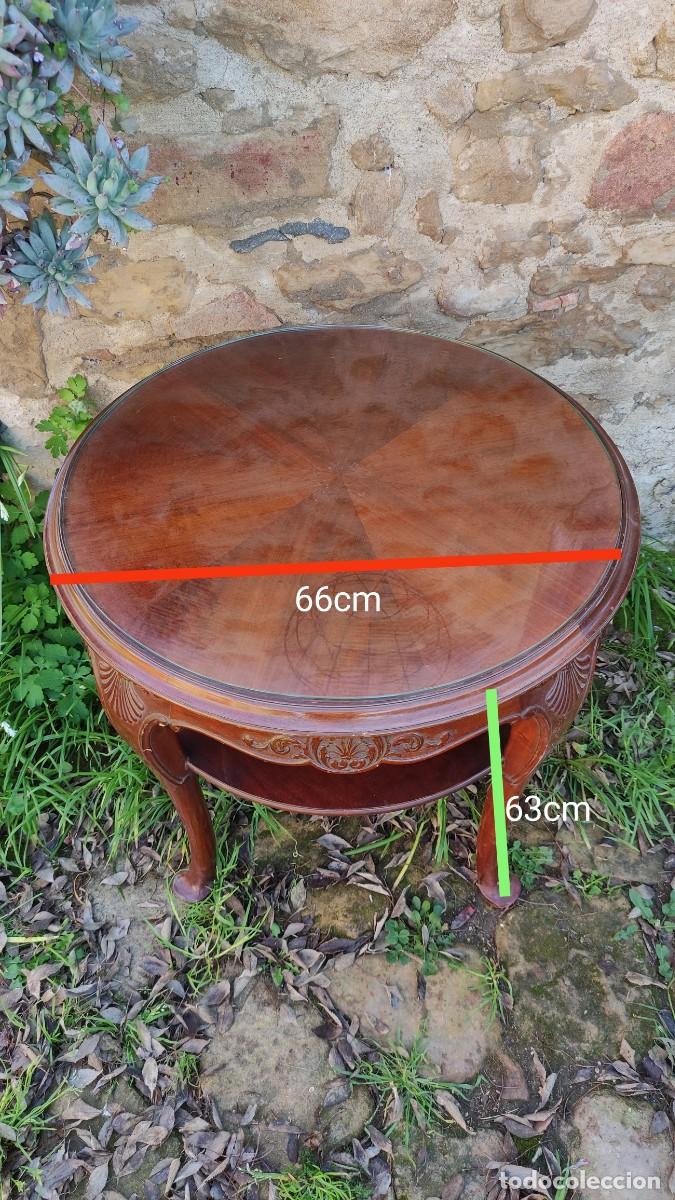 Antig&uuml;edades: MESA AUXILIAR ESTILO ISABELINO - Foto 4