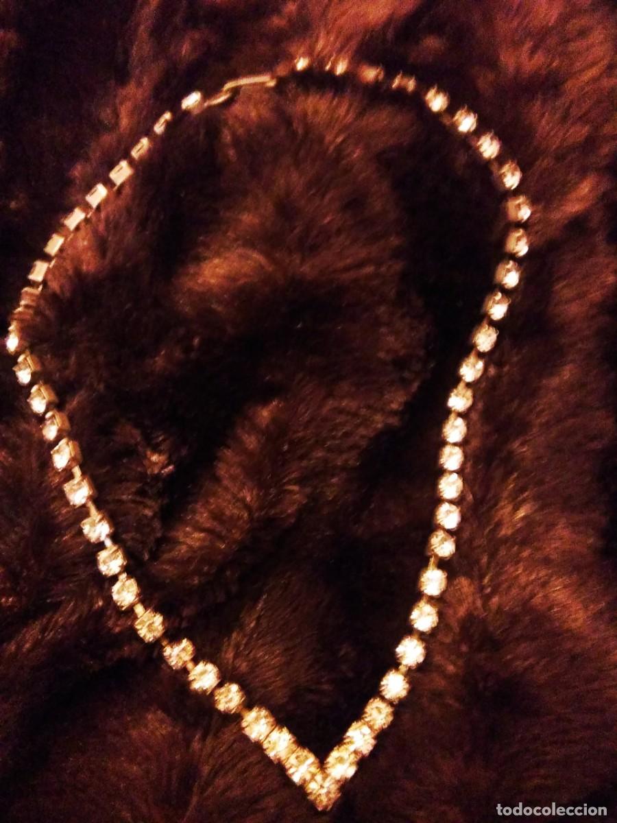 Antig&uuml;edades: Collar de piedras de cristal - Foto 3