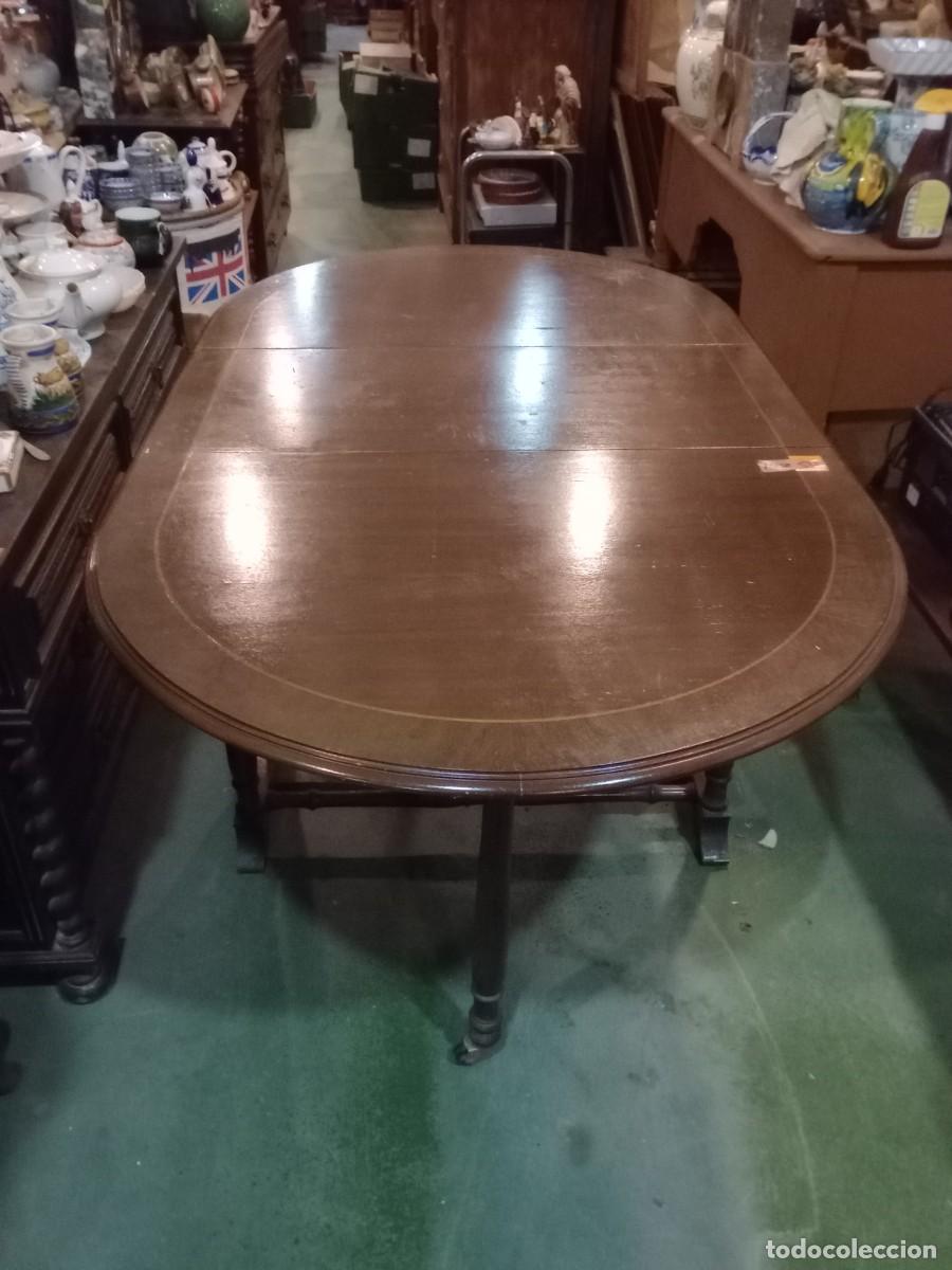 Antig&uuml;edades: mesa de alas - Foto 4
