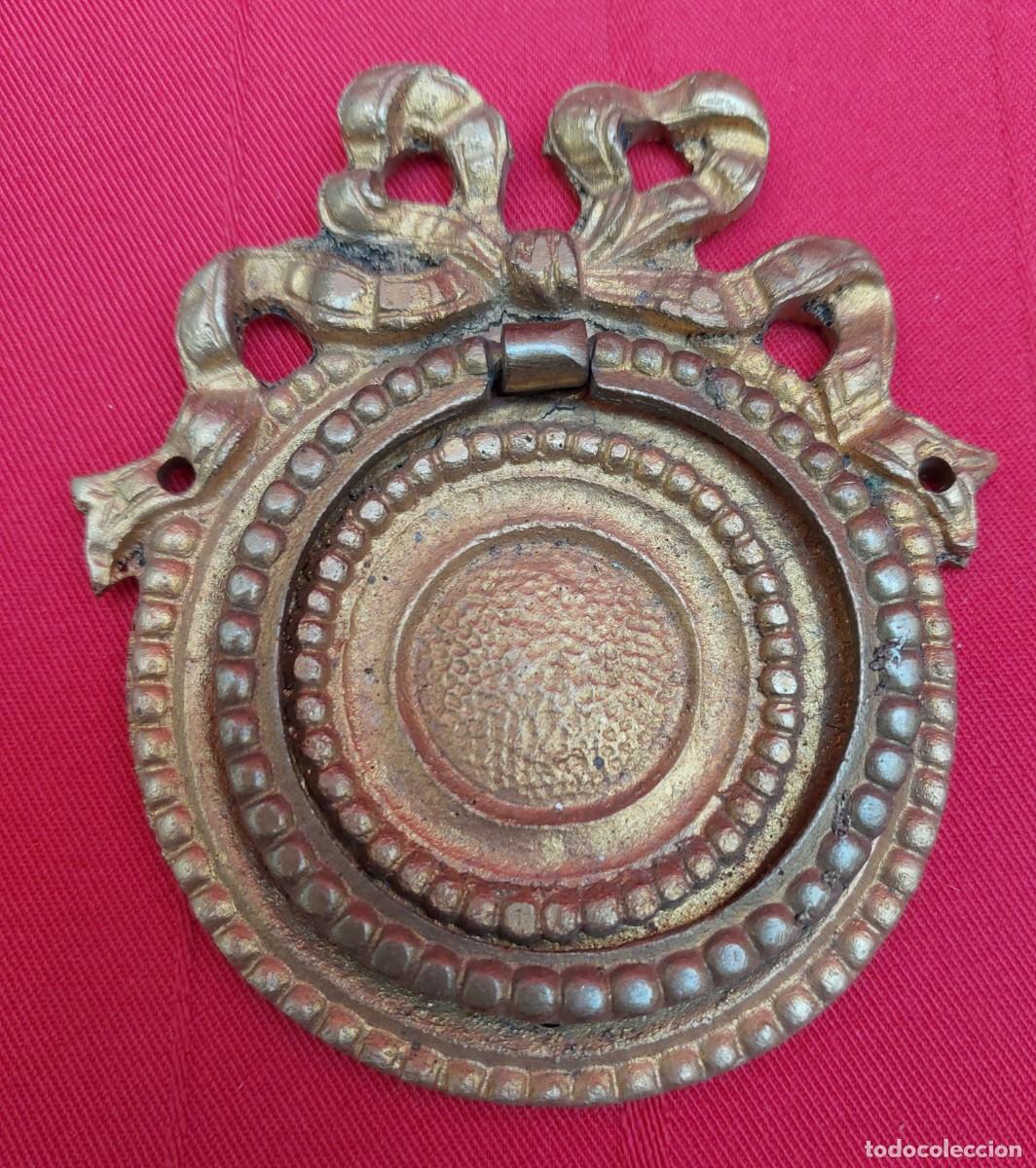 Antig&uuml;edades: TIRADOR DE BRONCE LUIS XVI - Foto 2