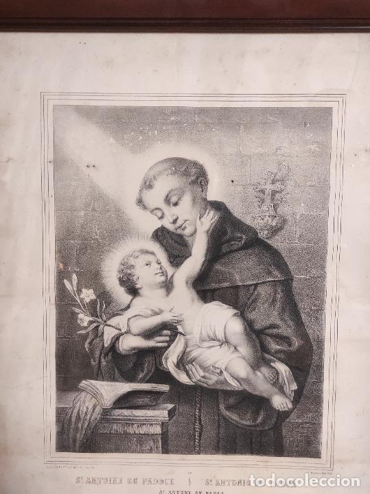 Antig&uuml;edades: Marco de caoba maciza.Imperio.S XIX. - Foto 3
