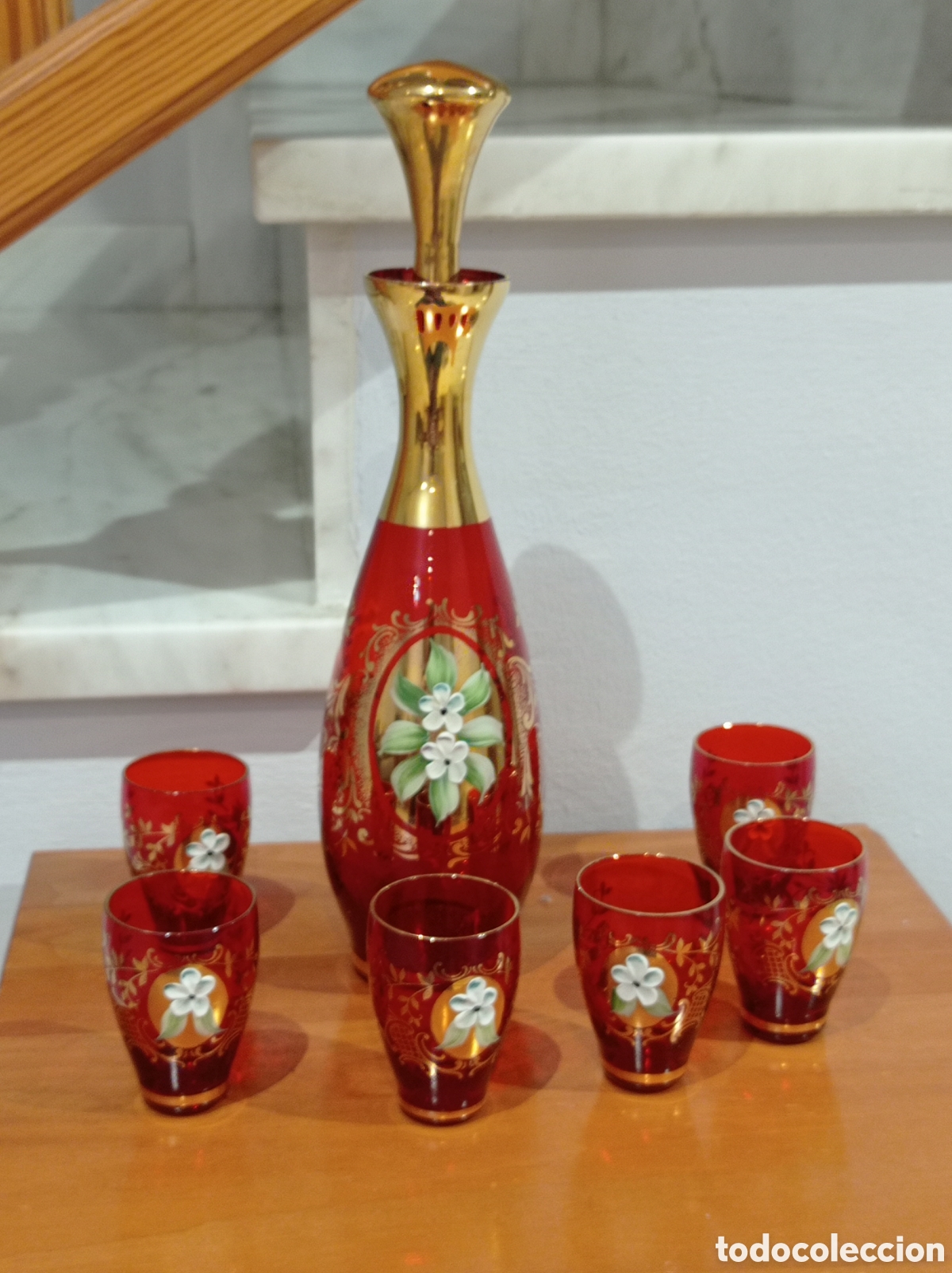 Antig&uuml;edades: Juego licor Veneciano - Foto 1
