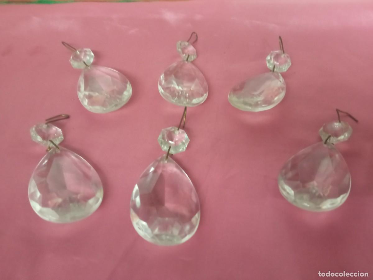 Antig&uuml;edades: J. De 6 l&aacute;grimas cristal - Foto 1