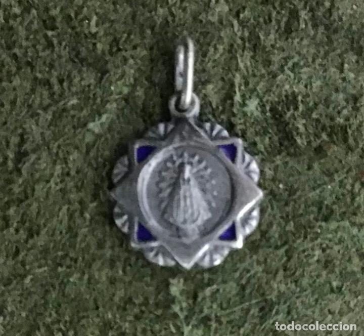 Antig&uuml;edades: MEDALLA PLATA Y ESMALTE - Foto 1