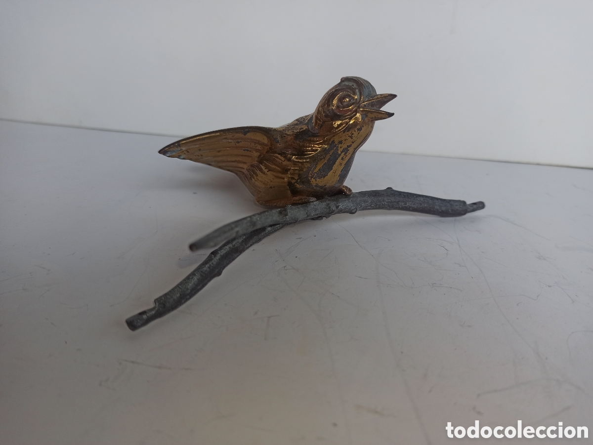 Antig&uuml;edades: P&aacute;jaro de bronce......................... - Foto 2