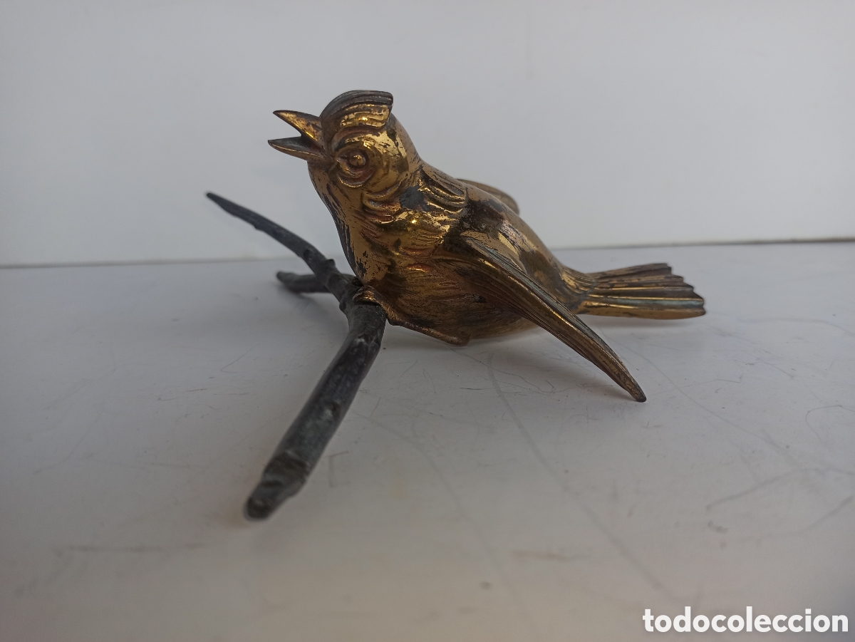 Antig&uuml;edades: P&aacute;jaro de bronce......................... - Foto 3