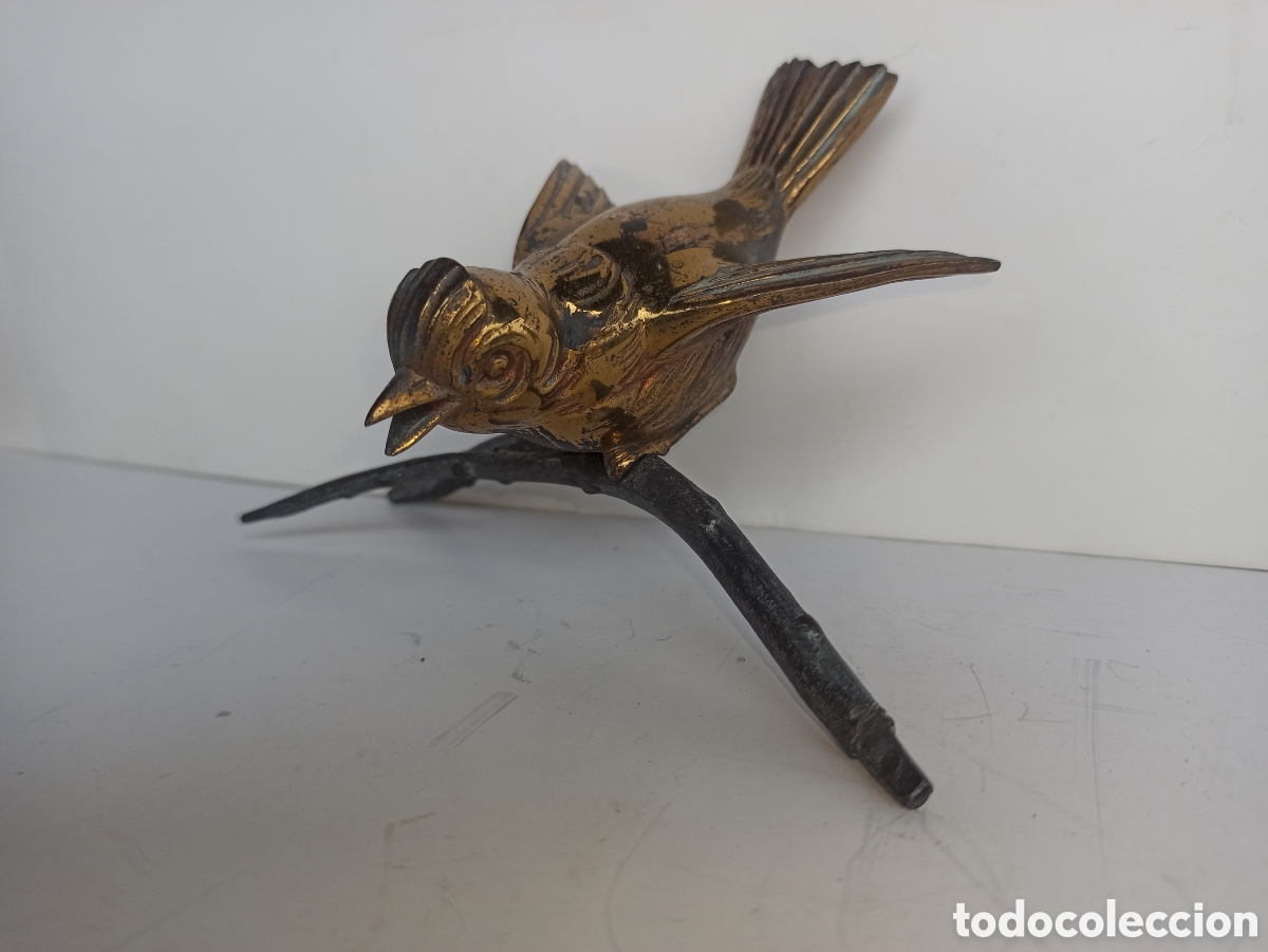 Antig&uuml;edades: P&aacute;jaro de bronce......................... - Foto 4