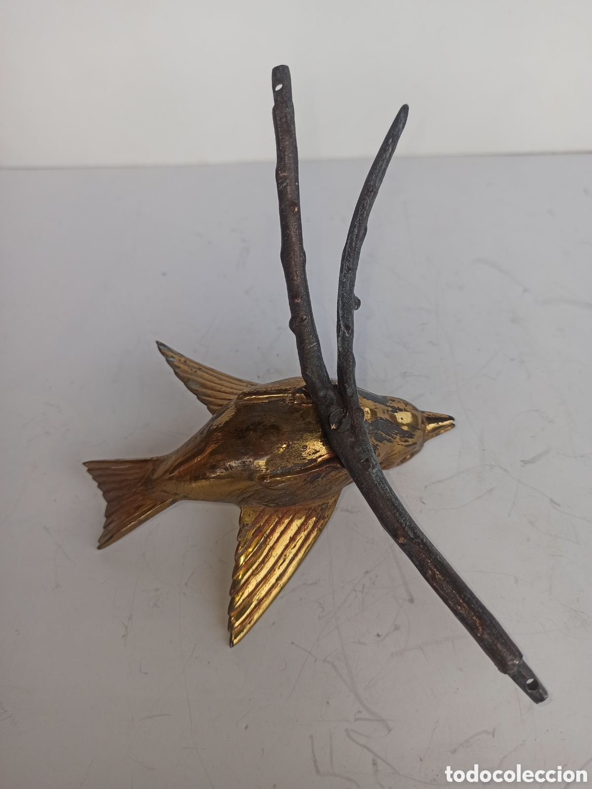 Antig&uuml;edades: P&aacute;jaro de bronce......................... - Foto 8