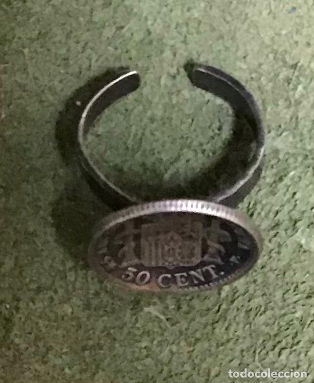 Antig&uuml;edades: ANILLO MONEDA, PLATA - Foto 2