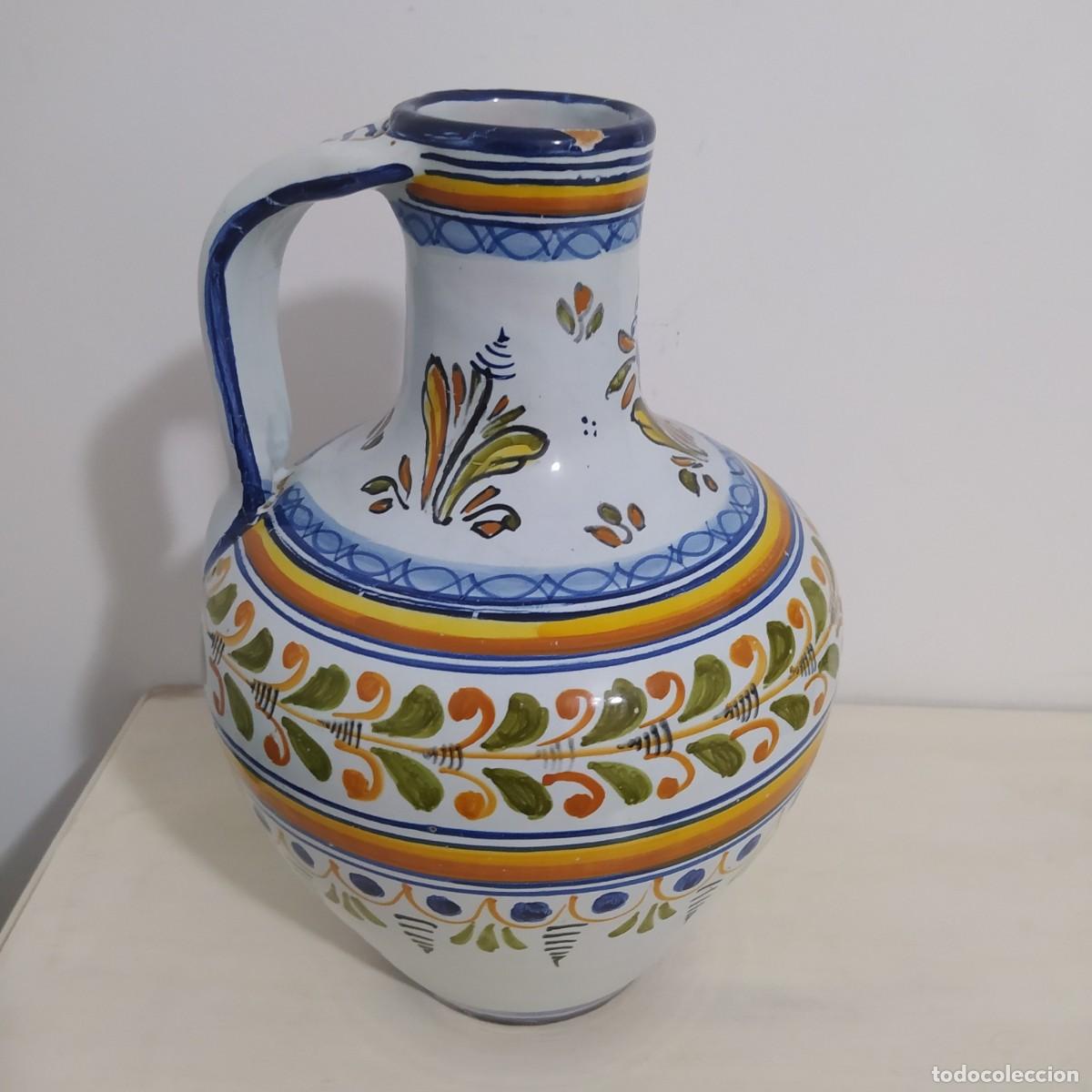 Antig&uuml;edades: C&aacute;ntaro de talavera - Foto 1